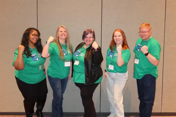 Some of your executive board members at AFSCME Day On The Hill in April 2025.